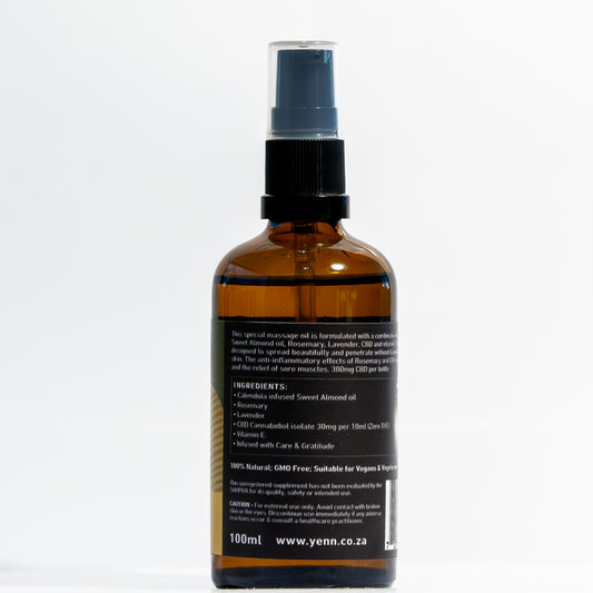 Massage Oil - Rosemary / CBD 300mg