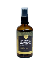 Load image into Gallery viewer, Massage Oil - Rosemary / CBD 300mg
